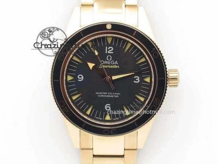 0504 Planet Ocean Master Chronometer Chrono DLC OM 1:1 Best Edition Black Dial On Nylon Strap A Chic 8103